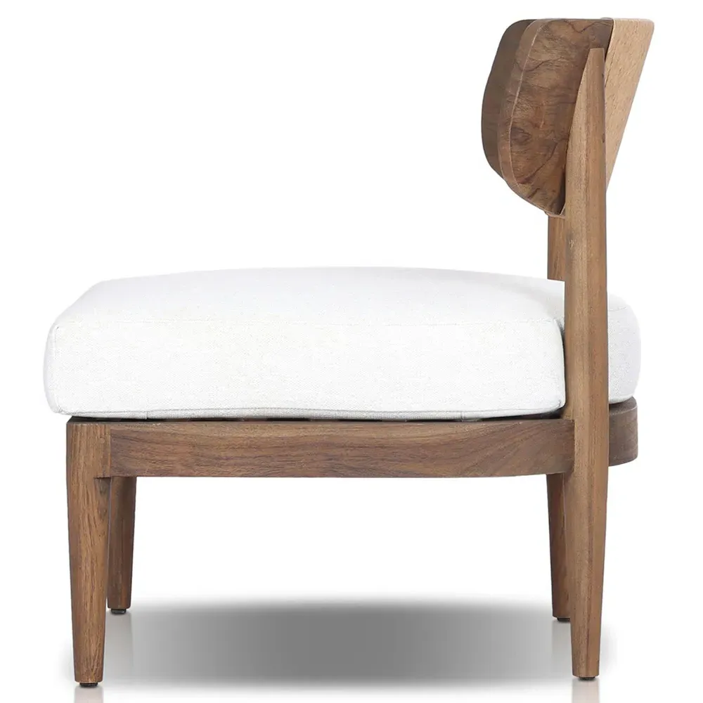 Sarma Alessi Outdoor Chair - White, Teak