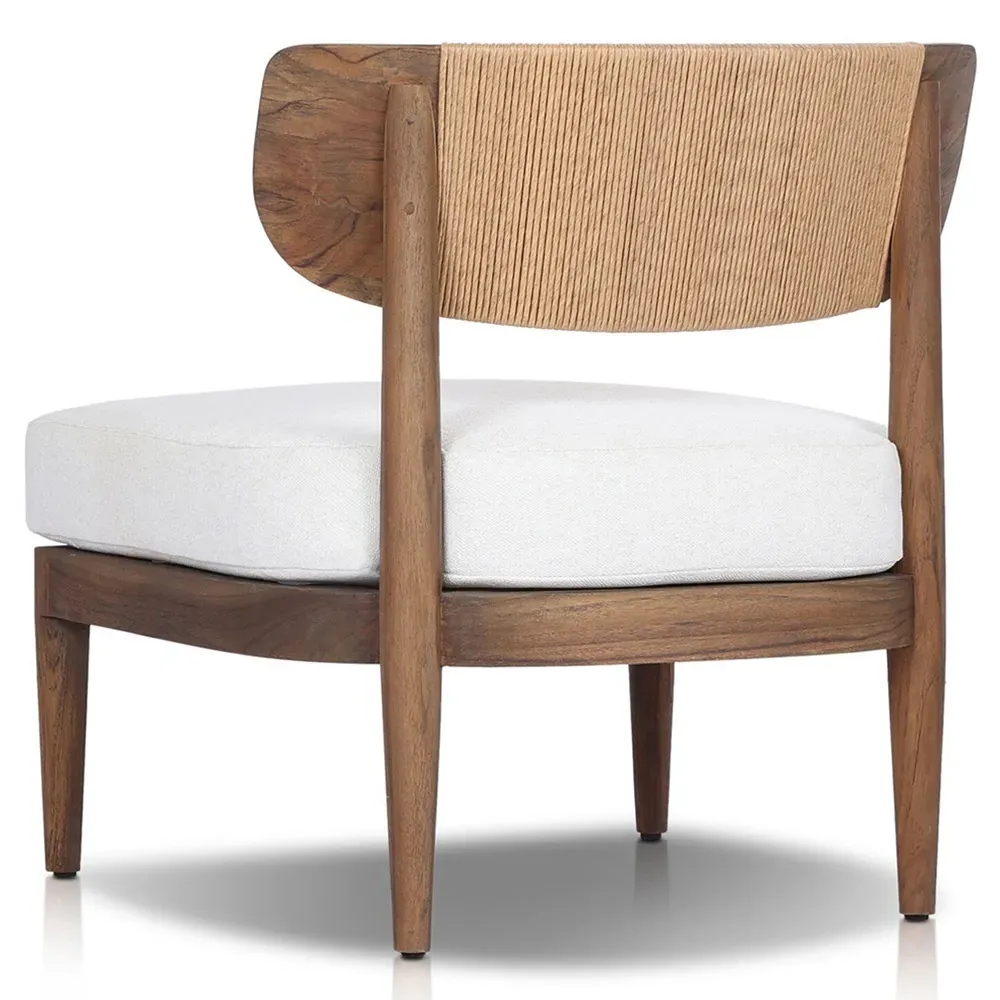 Sarma Alessi Outdoor Chair - White, Teak