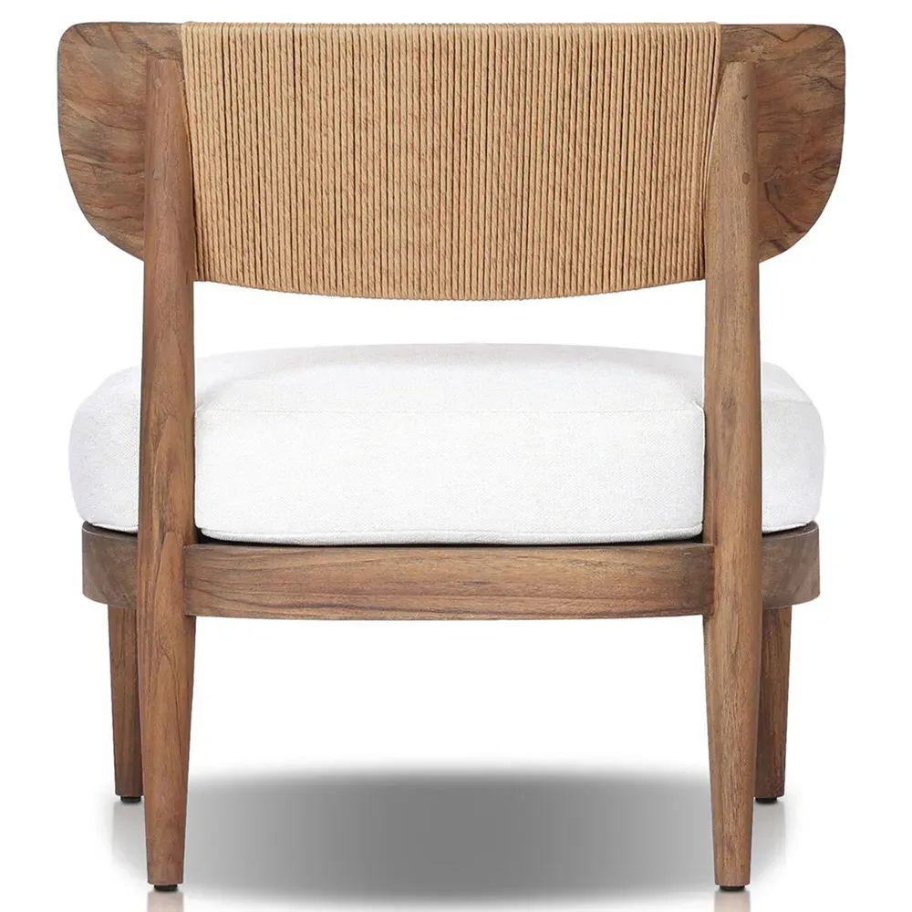 Sarma Alessi Outdoor Chair - White, Teak