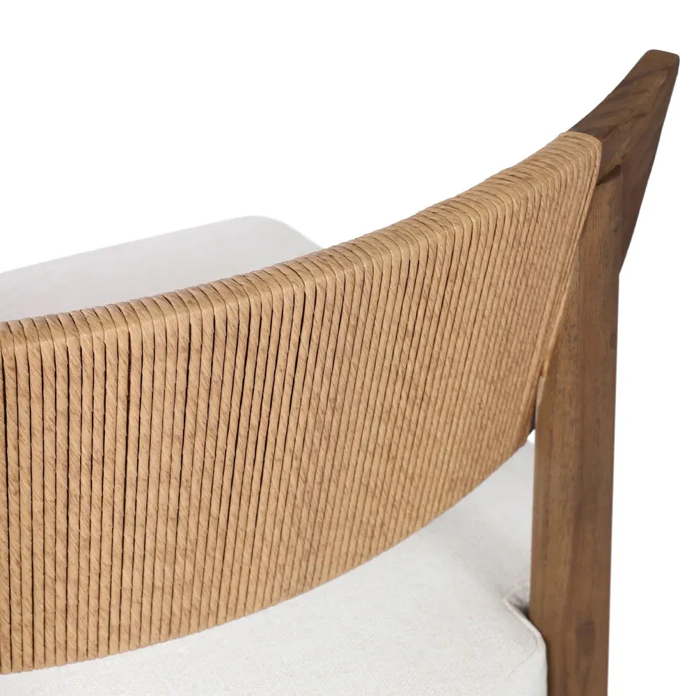 Sarma Alessi Outdoor Chair - White, Teak