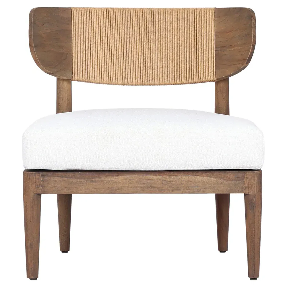 Sarma Alessi Outdoor Chair - White, Teak