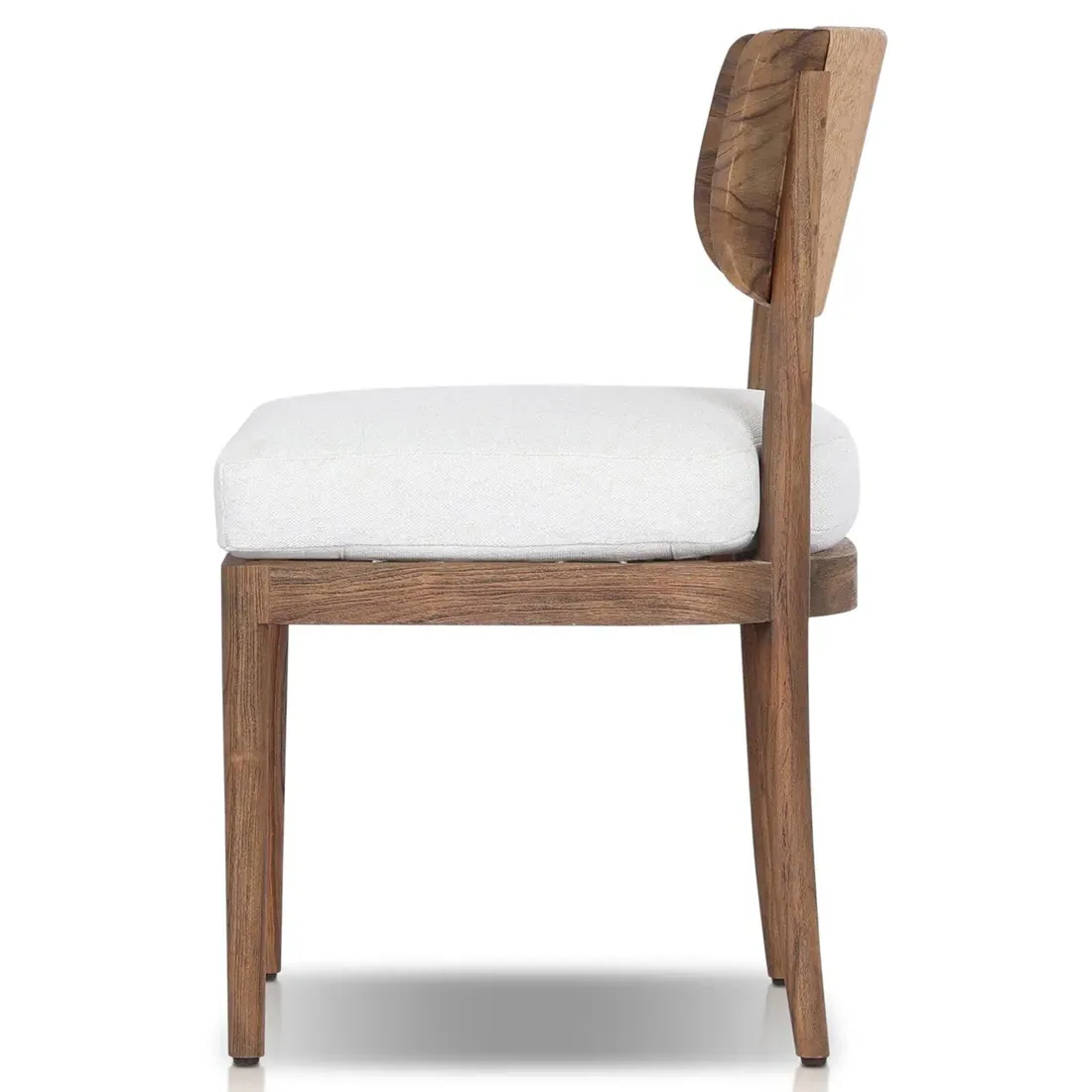 Sarma Alessi Outdoor Dining Chair - White, Teak