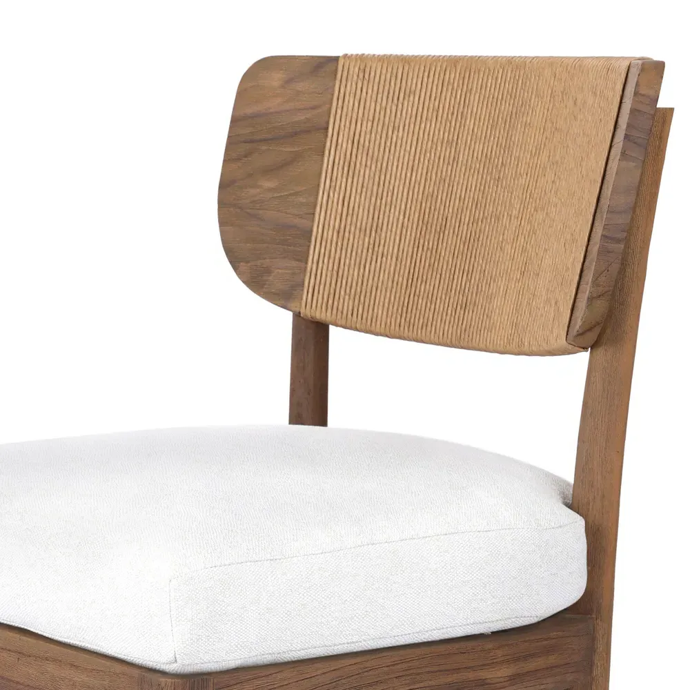 Sarma Alessi Outdoor Dining Chair - White, Teak