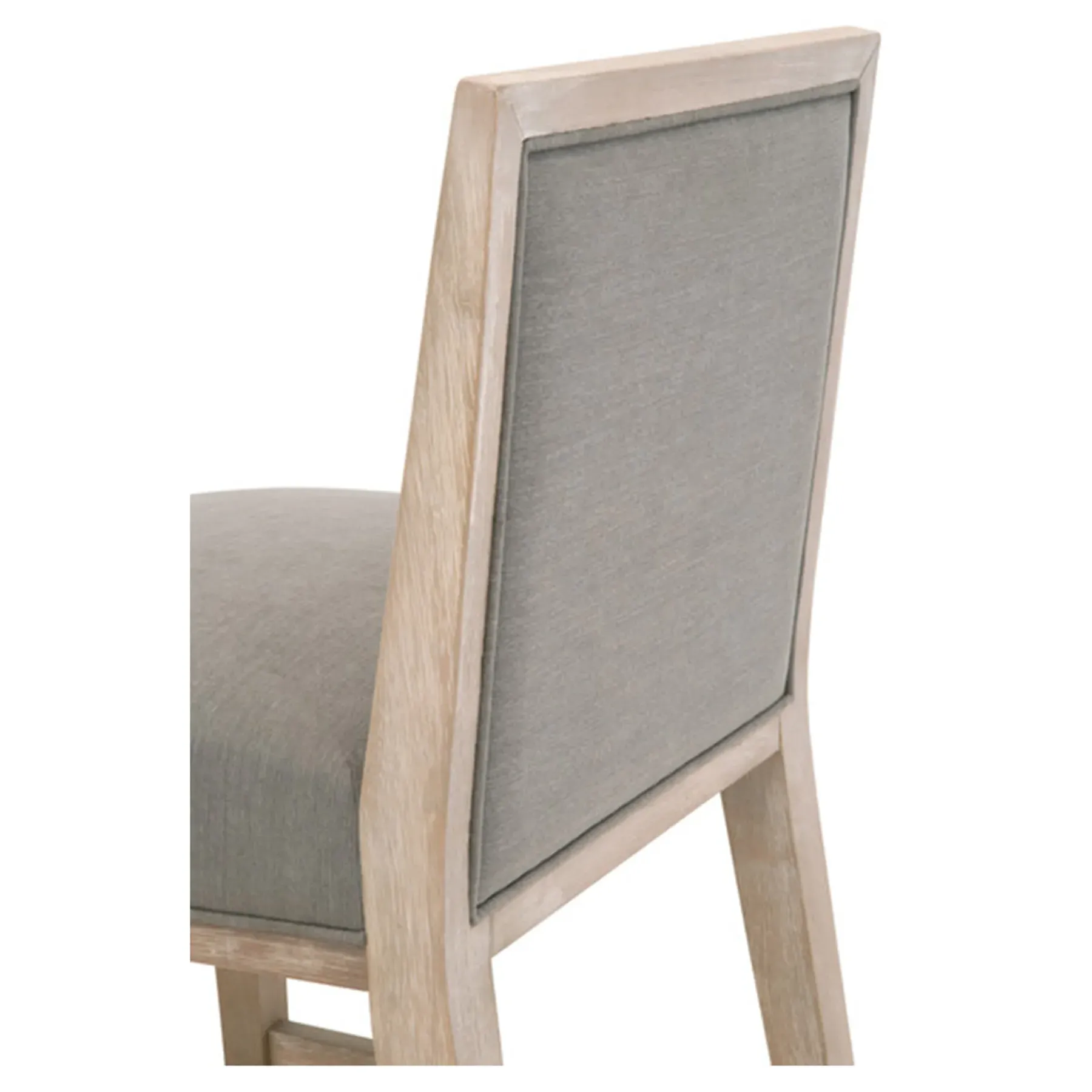 Sasha Counter Stool Set of 2 - Grey, Rubberwood