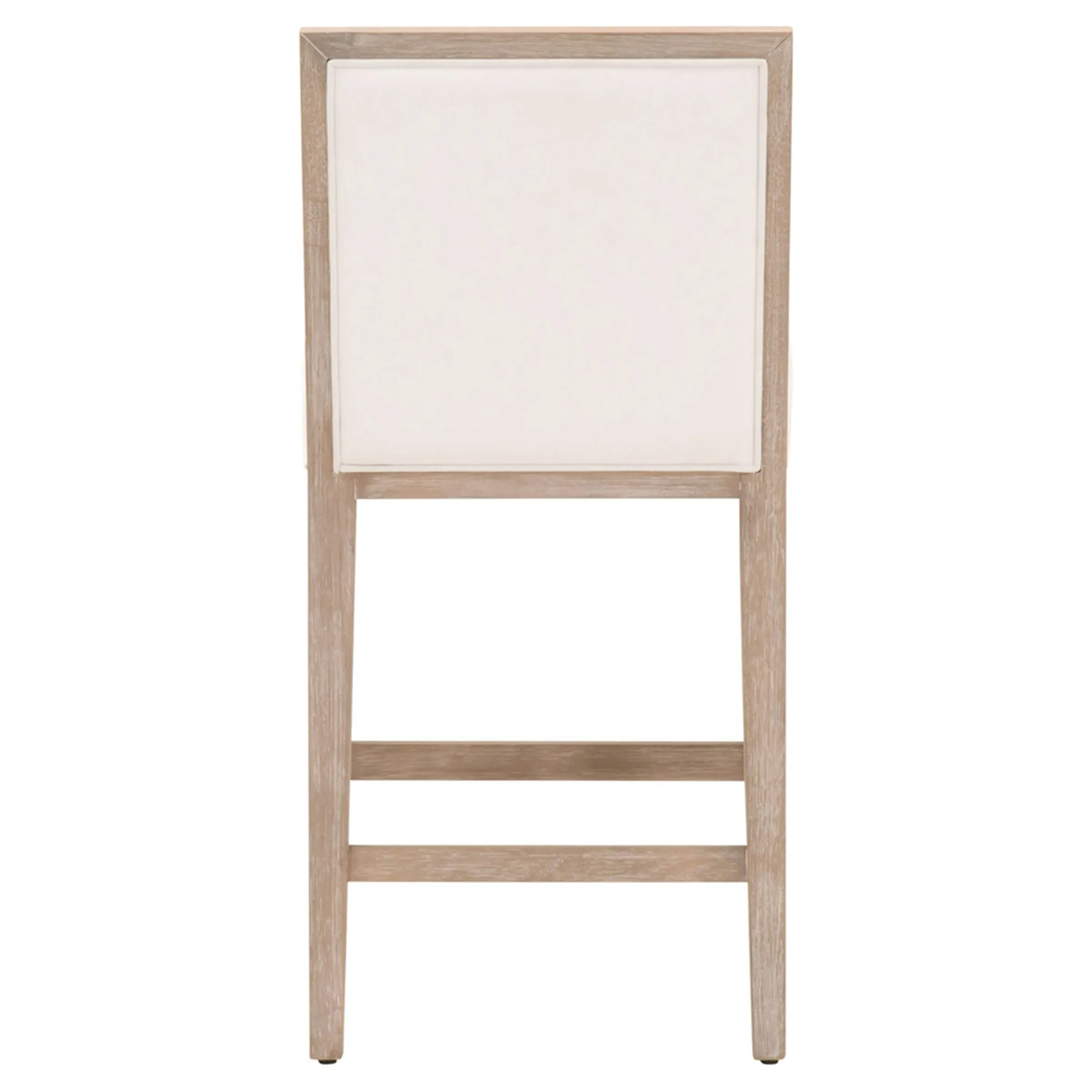 Sasha Counter Stool Set of 2 - White, Rubberwood