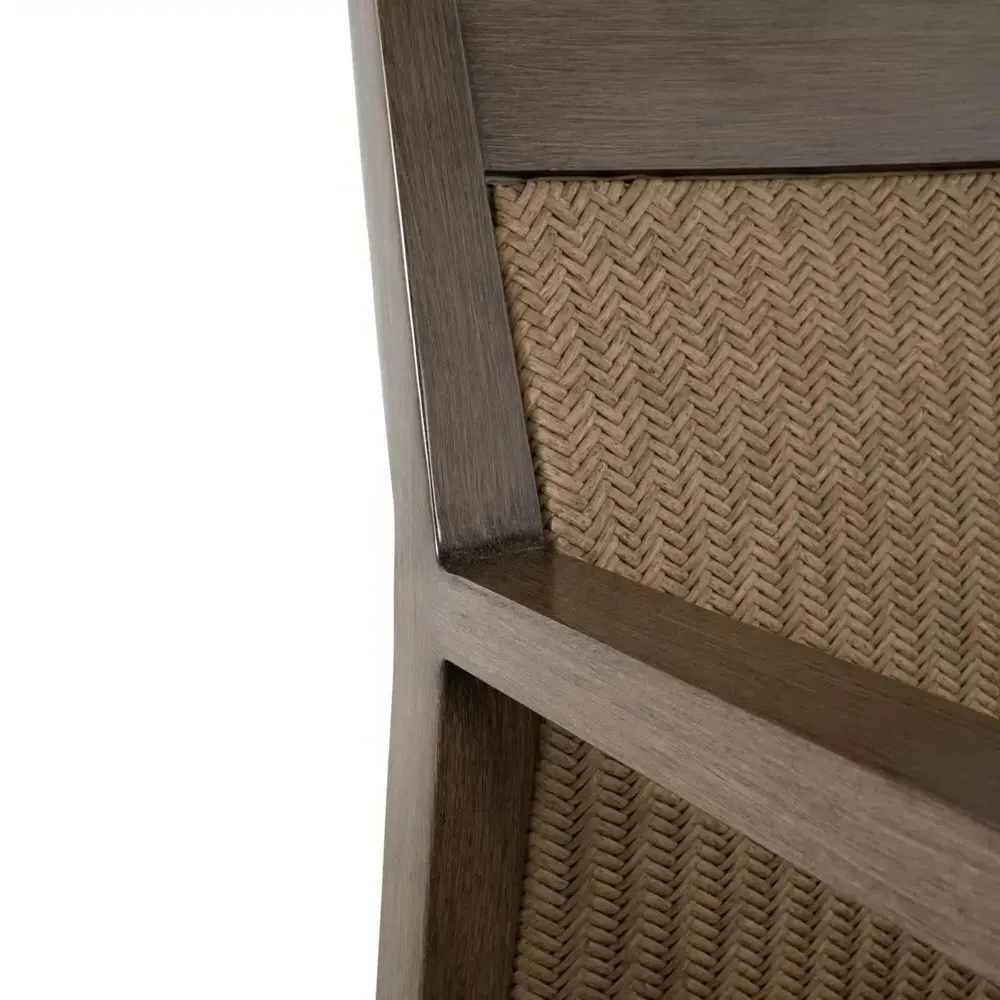 Savannah Outdoor Lounge Arm Chair - White, Aluminum