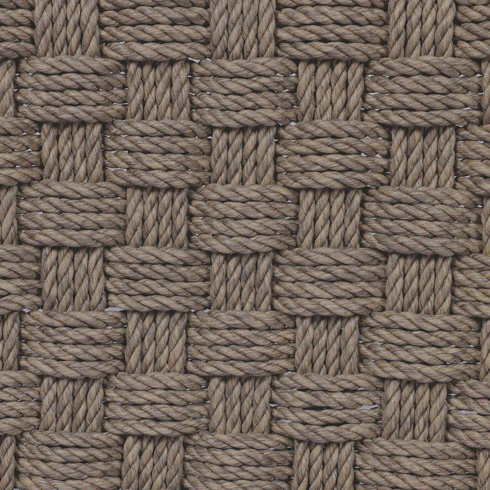 Savio Outdoor Accent Stool - Dark Textured, Teak