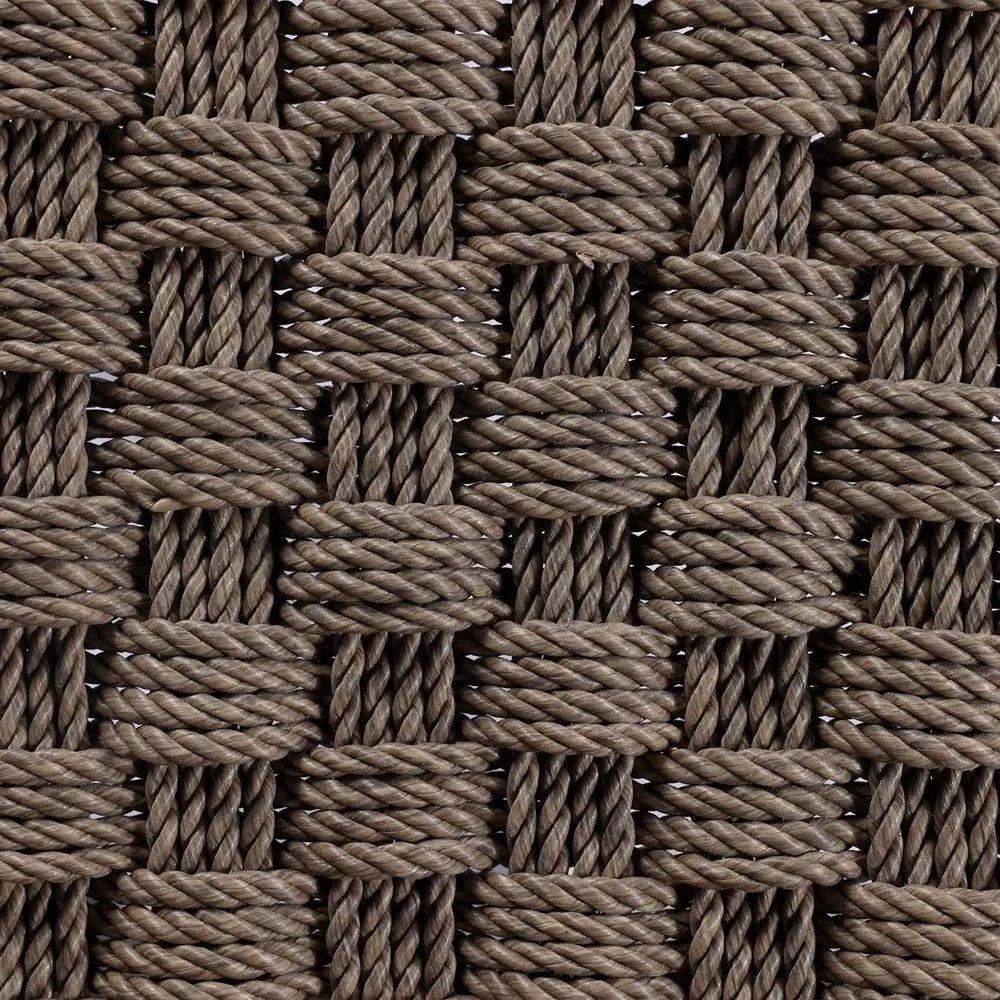 Savio Outdoor Bar Stool - Dark Textured, Teak