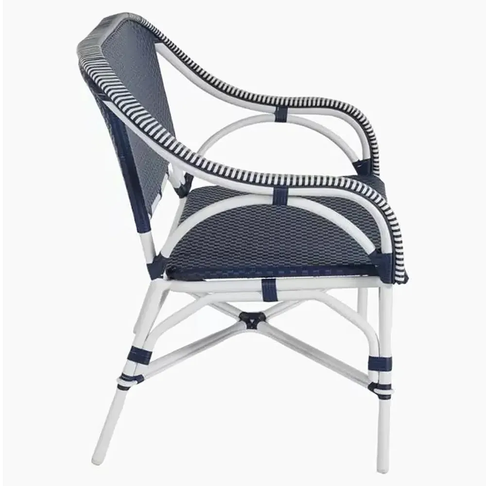 Savoy Outdoor Loveseat - Blue, Aluminum