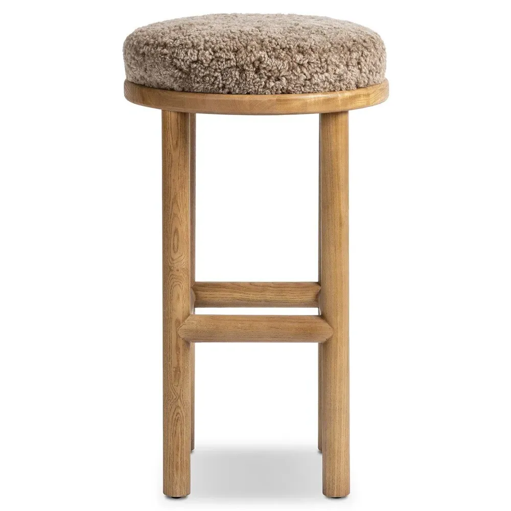 Sawyer Bar Stool - Taupe, Nettlewood