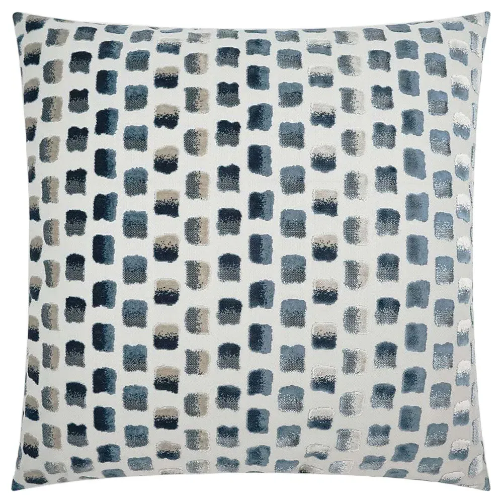 Sawyer Square Decorative Pillow - Blue, Polyester