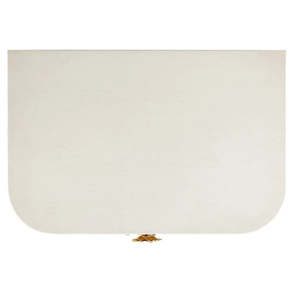 Sazana Demilune Nightstand - White, Oak