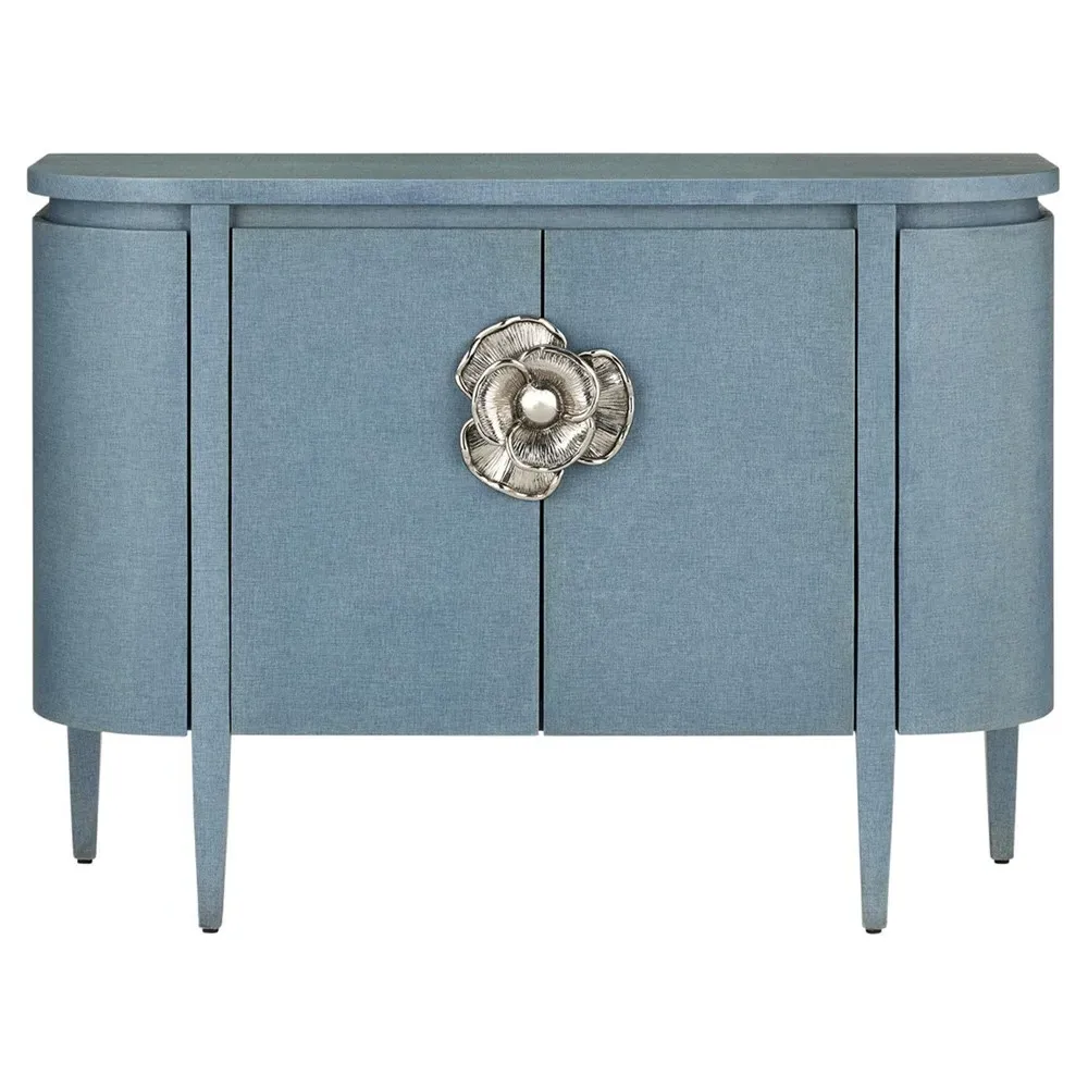 Sazana Demilune Sideboard - Blue, Oak