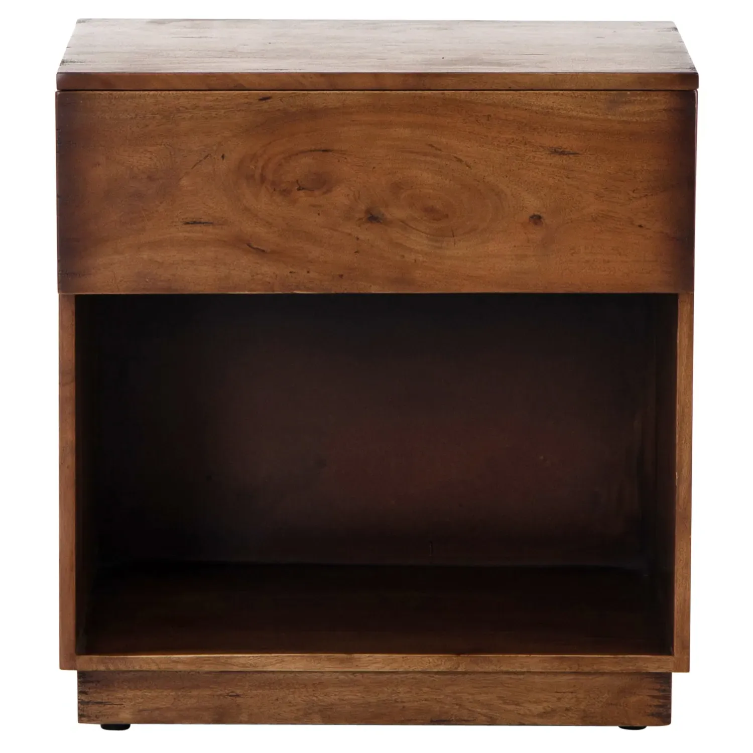 Scarlett Nightstand - Brown, Acacia Wood image
