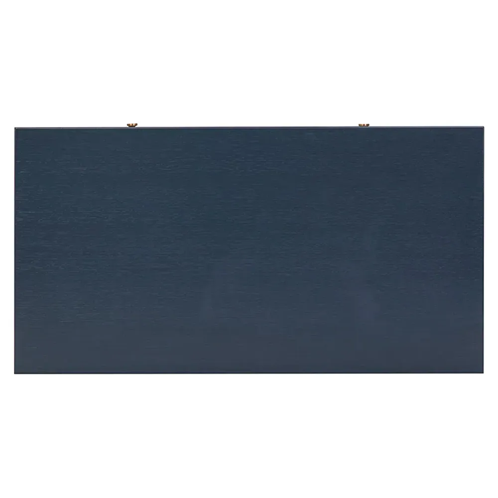 Sconset Writing Desk - Navy Blue, Oak