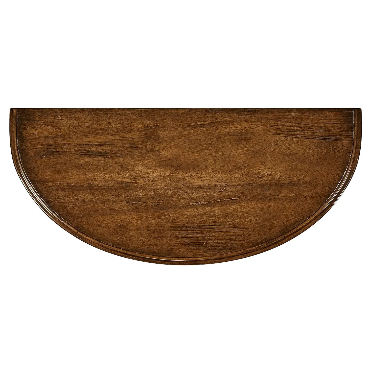 Scott Demilune Console Table - Brown, Acacia
