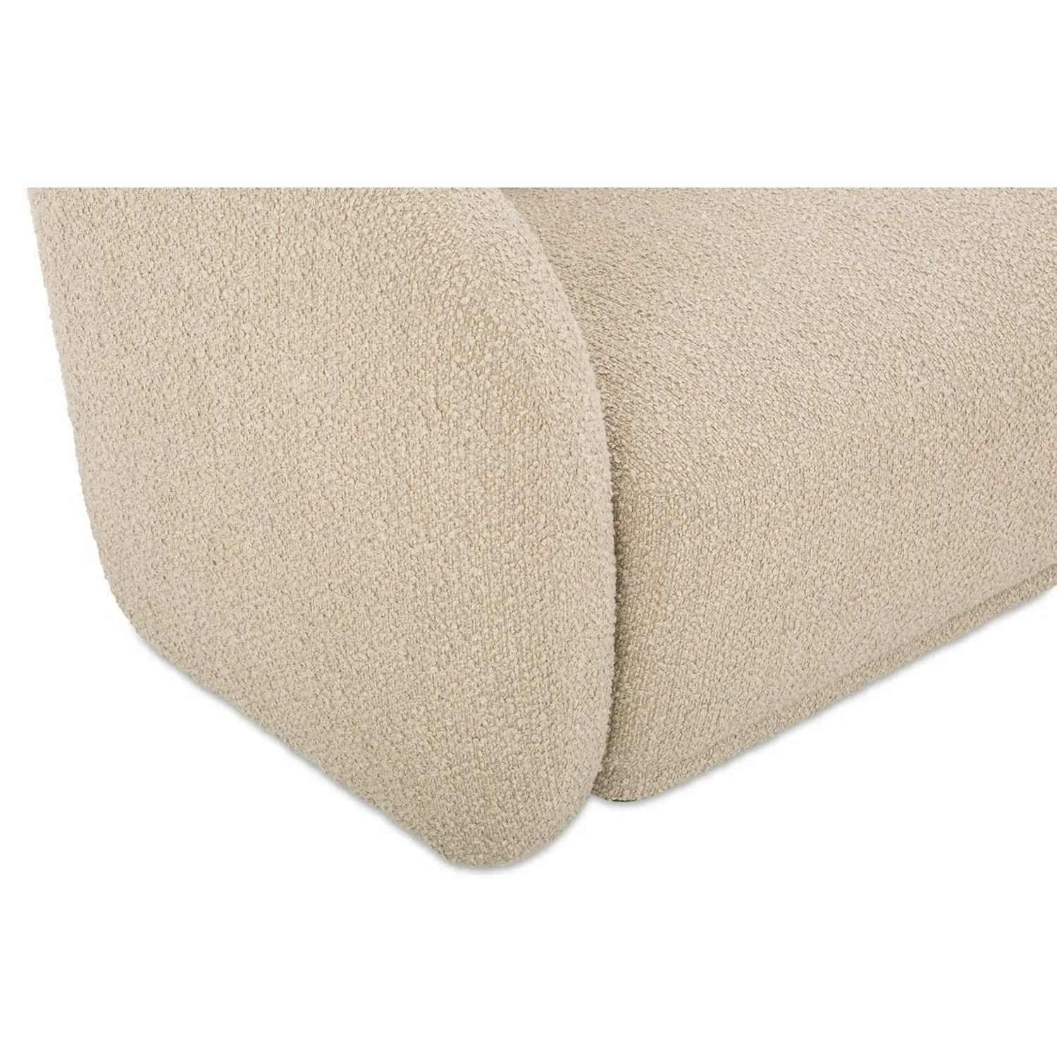 Selena 3-Seater Sofa - Beige, Boucle