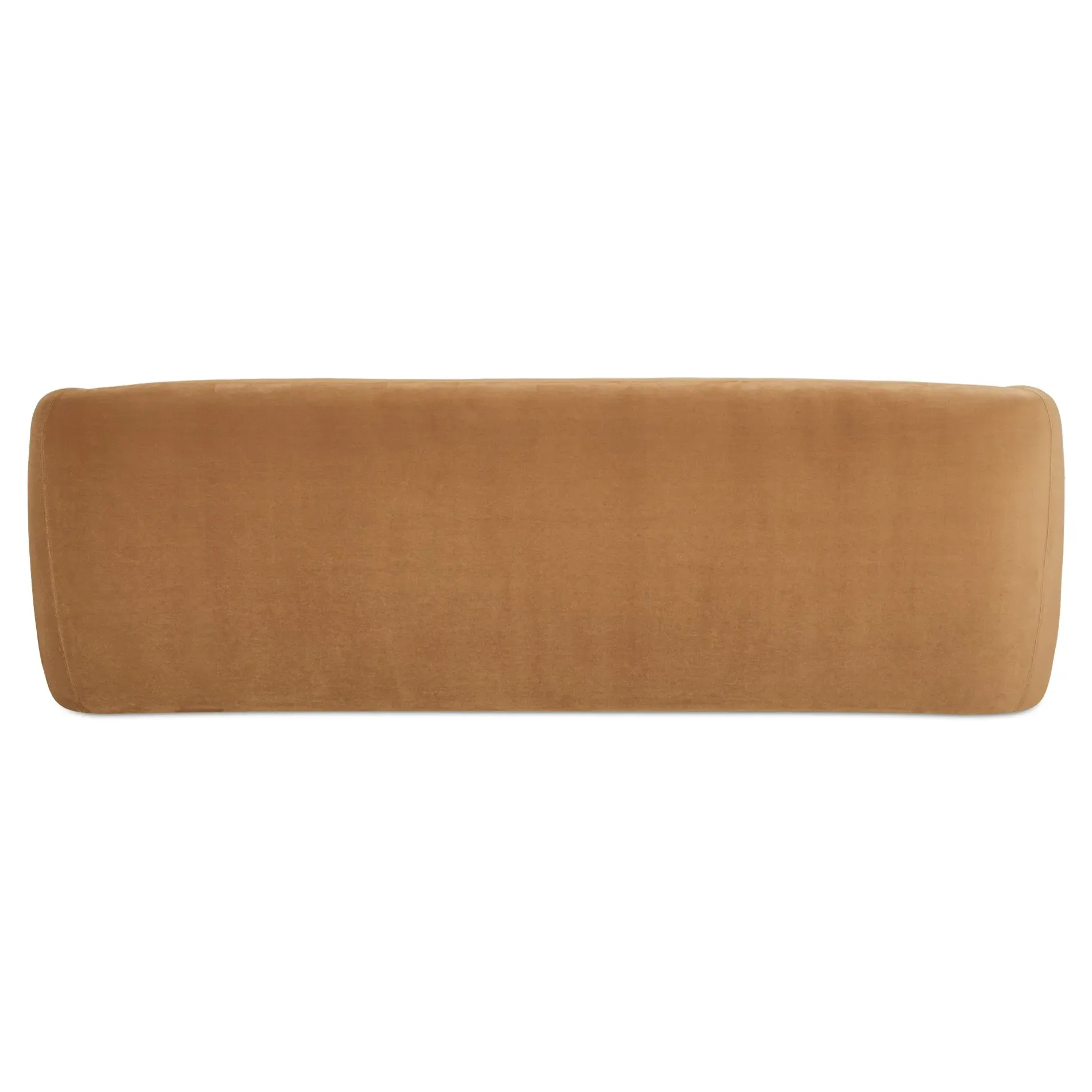 Selena 92" Sofa - Tan, Velvet