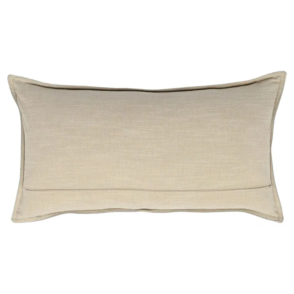 Selene Lumbar Pillow - Black, Leather