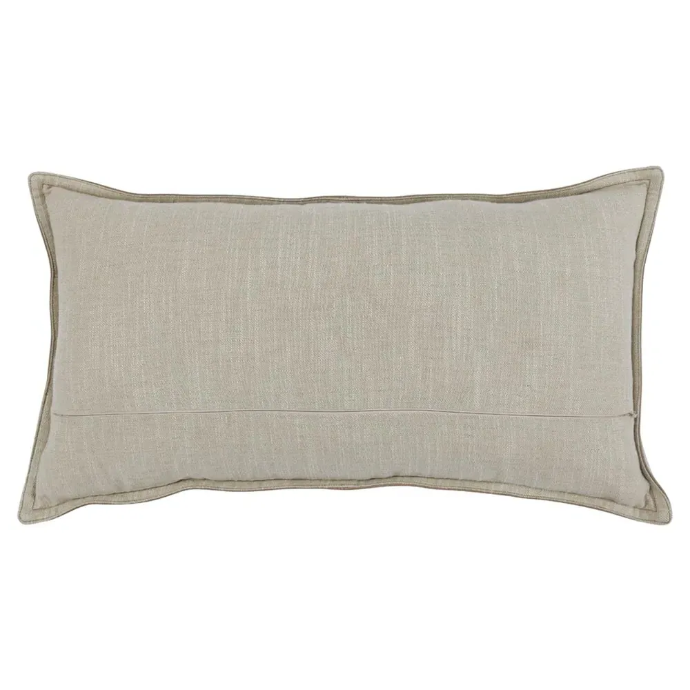 Selene Lumbar Pillow - Taupe, Leather