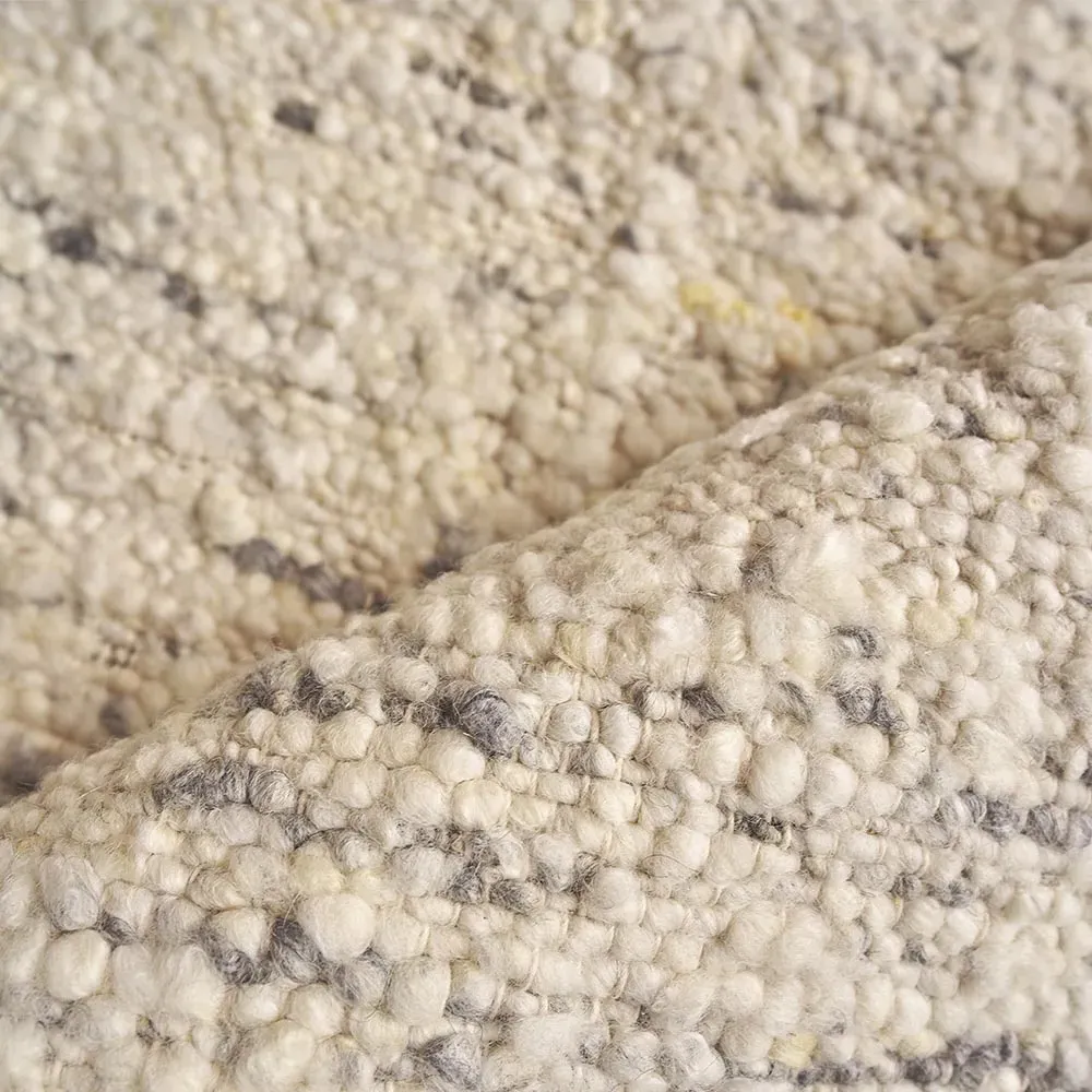 Selene Solid Rug - Grey, Wool