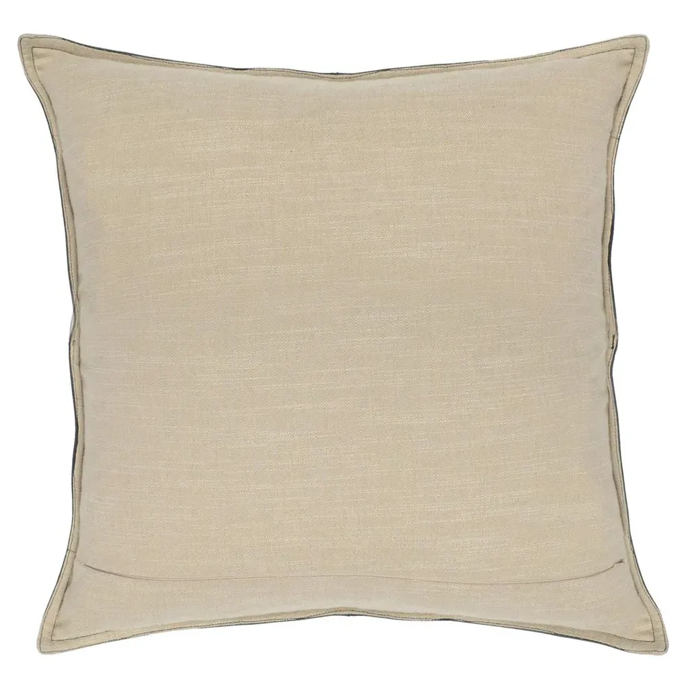 Selene Square Throw Pillow - Brown, Leather
