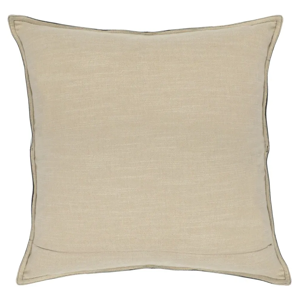 Selene Square Throw Pillow - Chestnut Brown, Leather