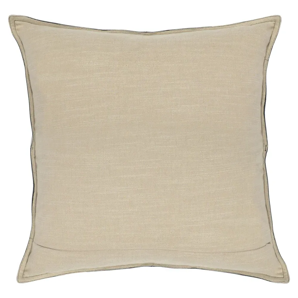 Selene Square Throw Pillow - Chocolate Brown, Leather