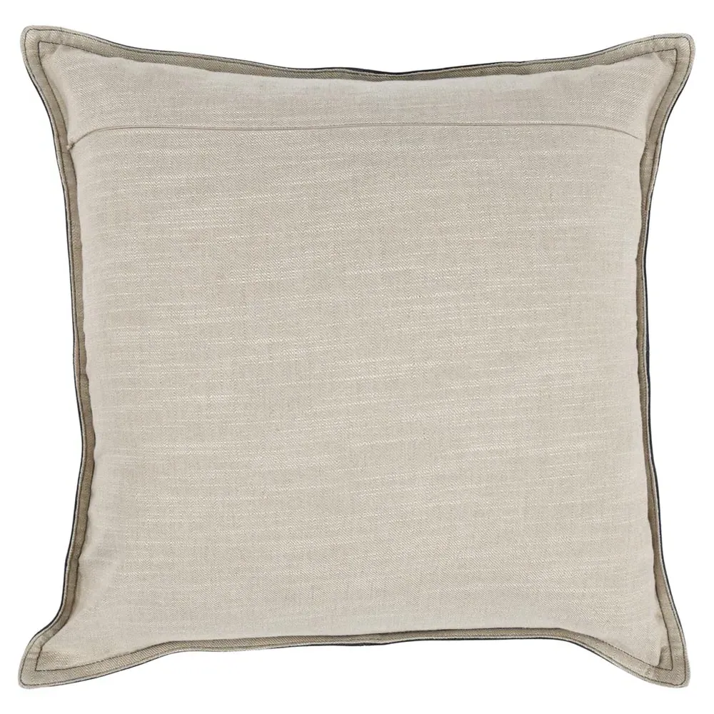 Selene Square Throw Pillow - Dark Blue, Leather