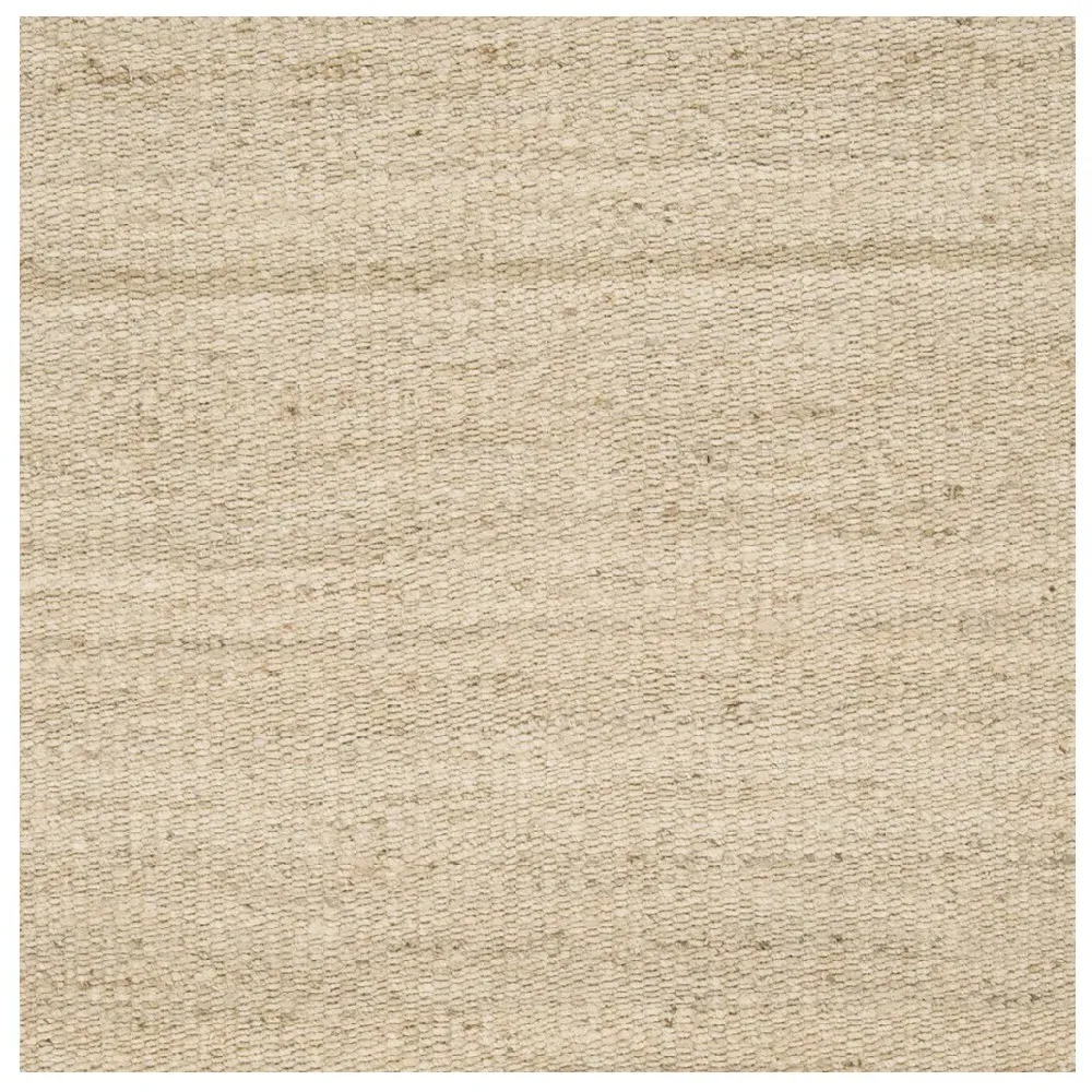 Selina Woven Rug Sample with Fringe - Ivory, Jute image