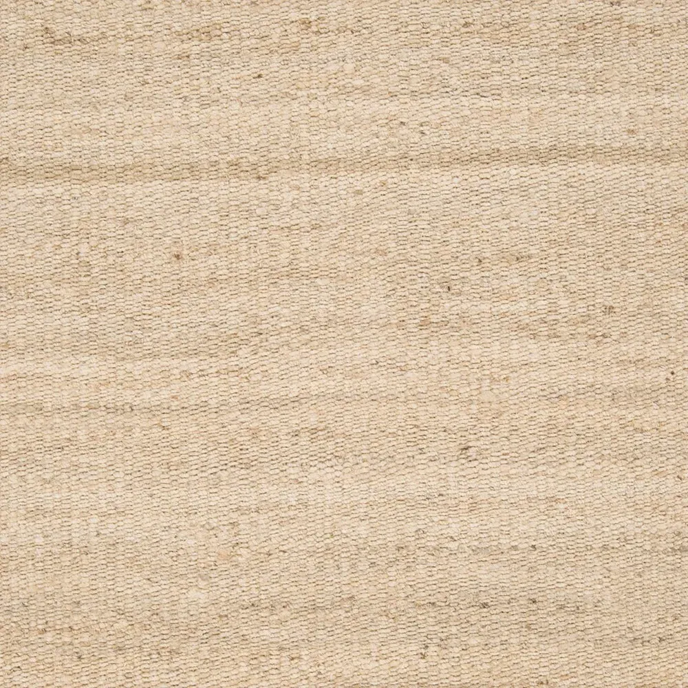 Selina Woven Rug with Fringe - Ivory, Jute