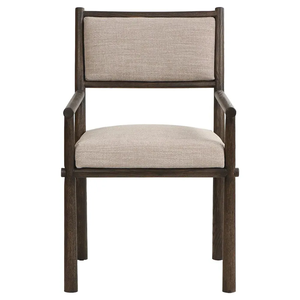 Senan Dining Arm Chair - Brown, Oak