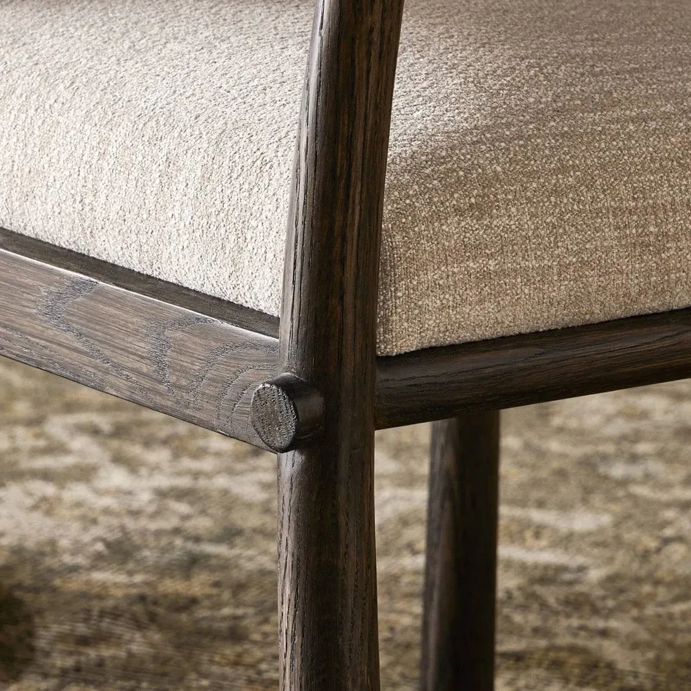 Senan Dining Side Chair - Brown, Oak