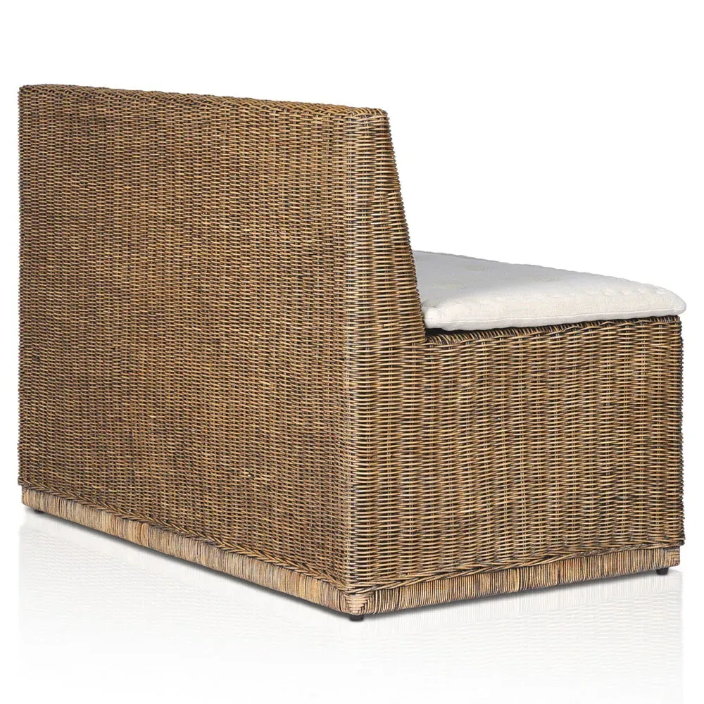 Senna Dining Bench - Beige, Linen