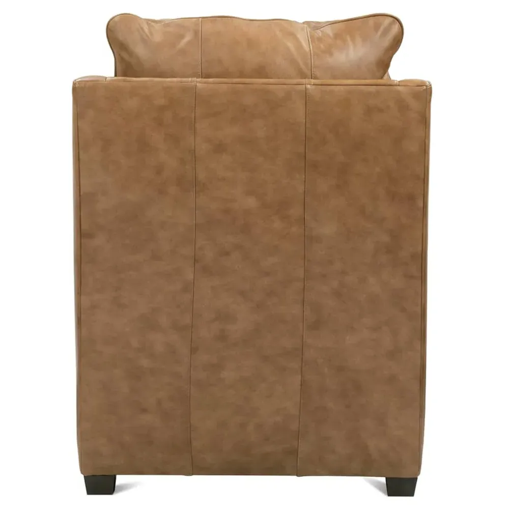 Serelis Recliner Arm Chair - Honey Brown, Leather