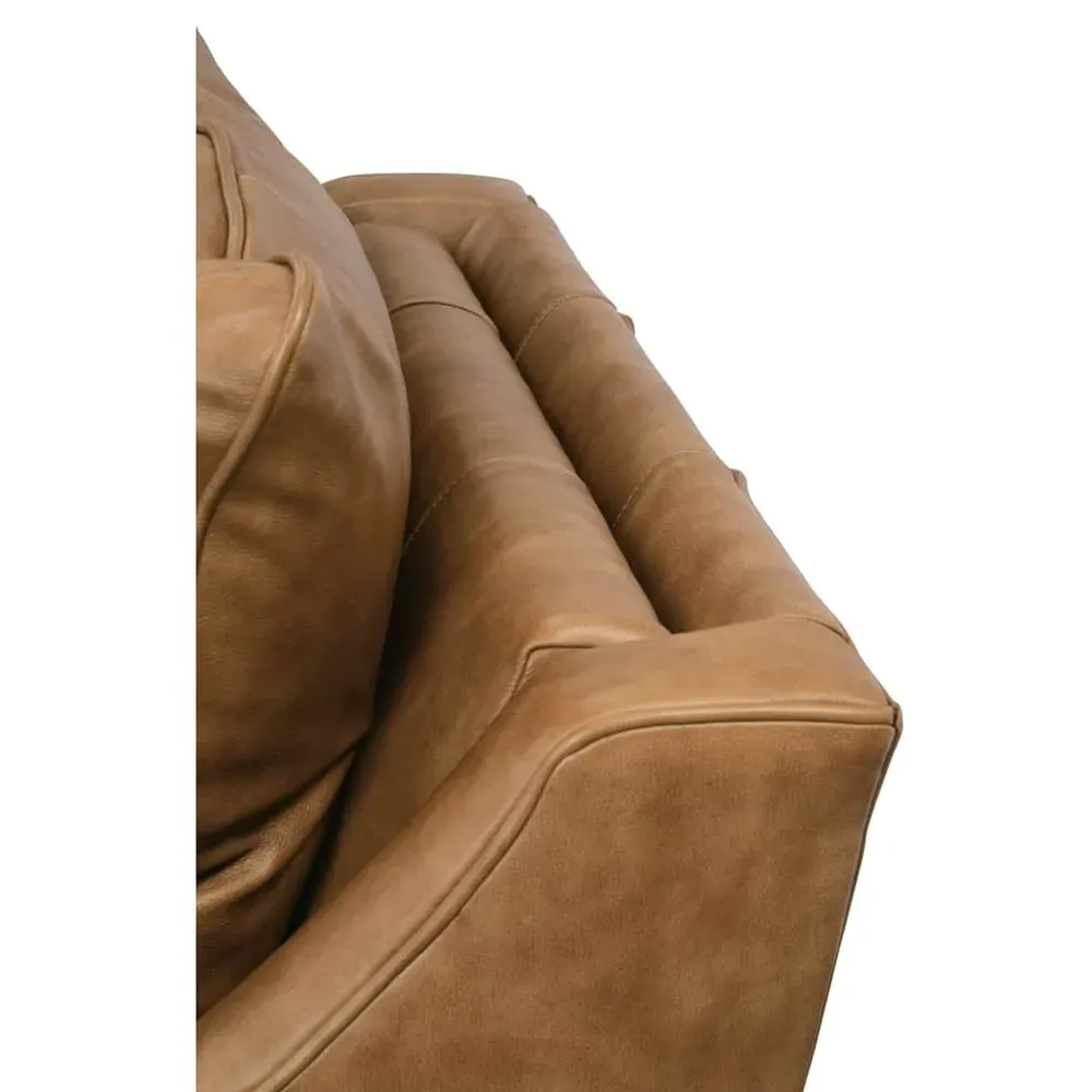Serelis Recliner Arm Chair - Honey Brown, Leather