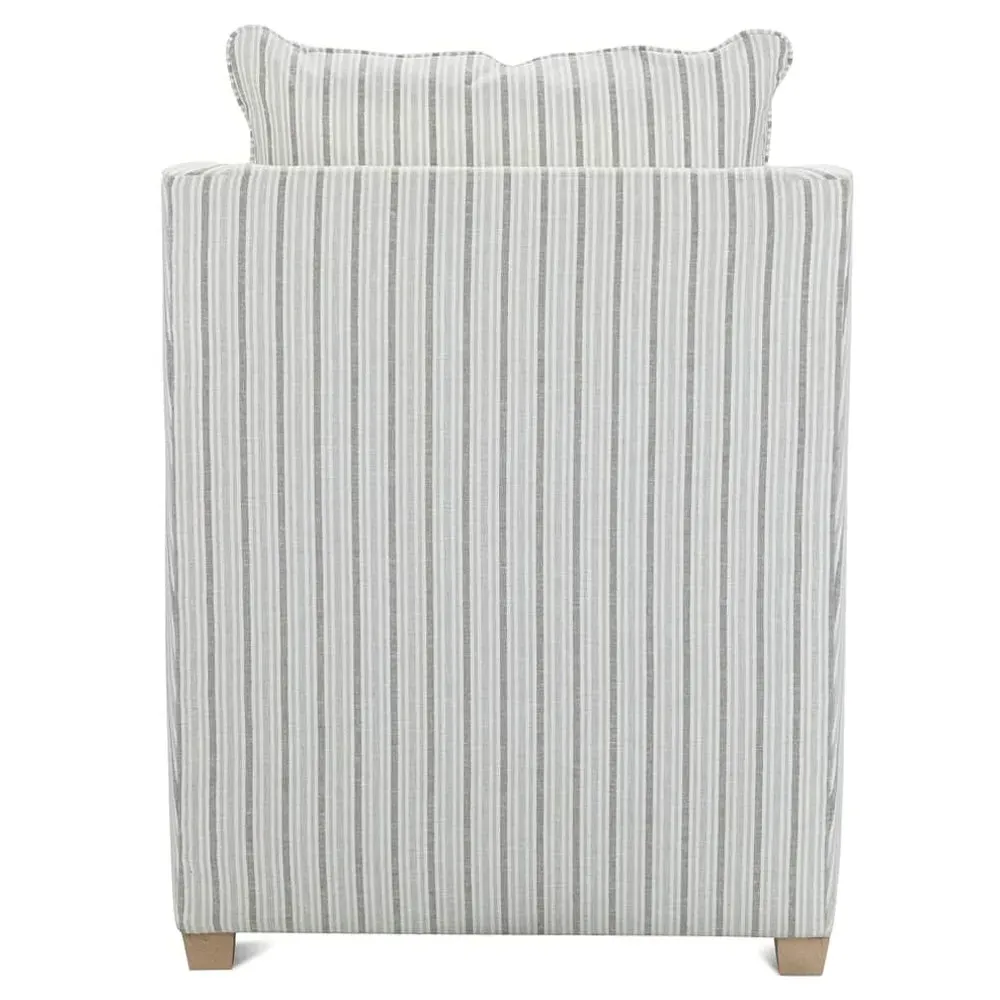 Serelis Recliner Arm Chair - Striped, Cotton Polyester