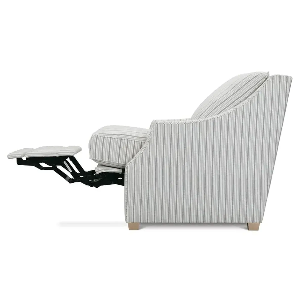 Serelis Recliner Arm Chair - Striped, Cotton Polyester