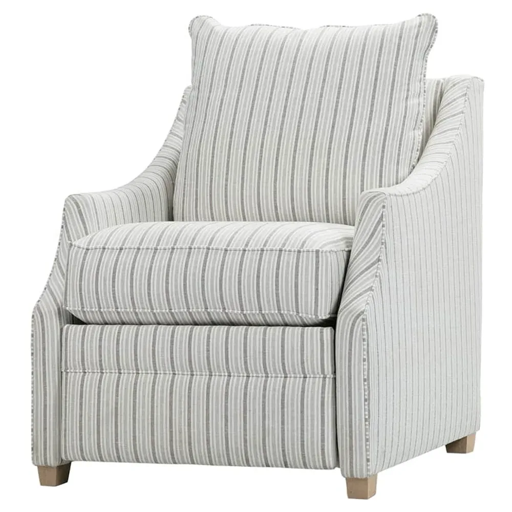 Serelis Recliner Arm Chair - Striped, Cotton Polyester image