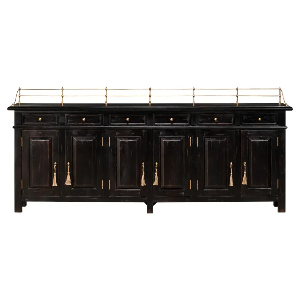 Serenity Sideboard - Black, Acacia Wood image