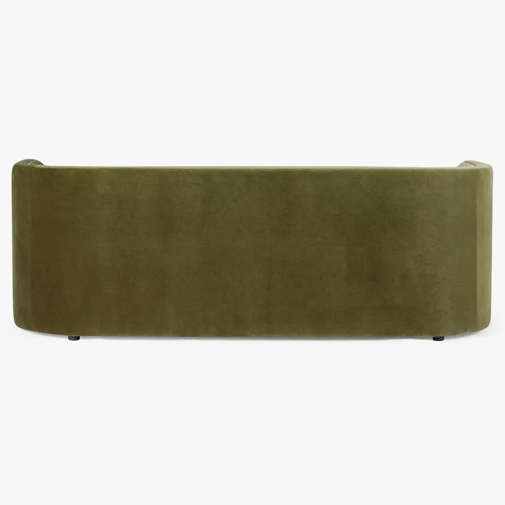Serenity Sofa - Olive, Performance Velvet