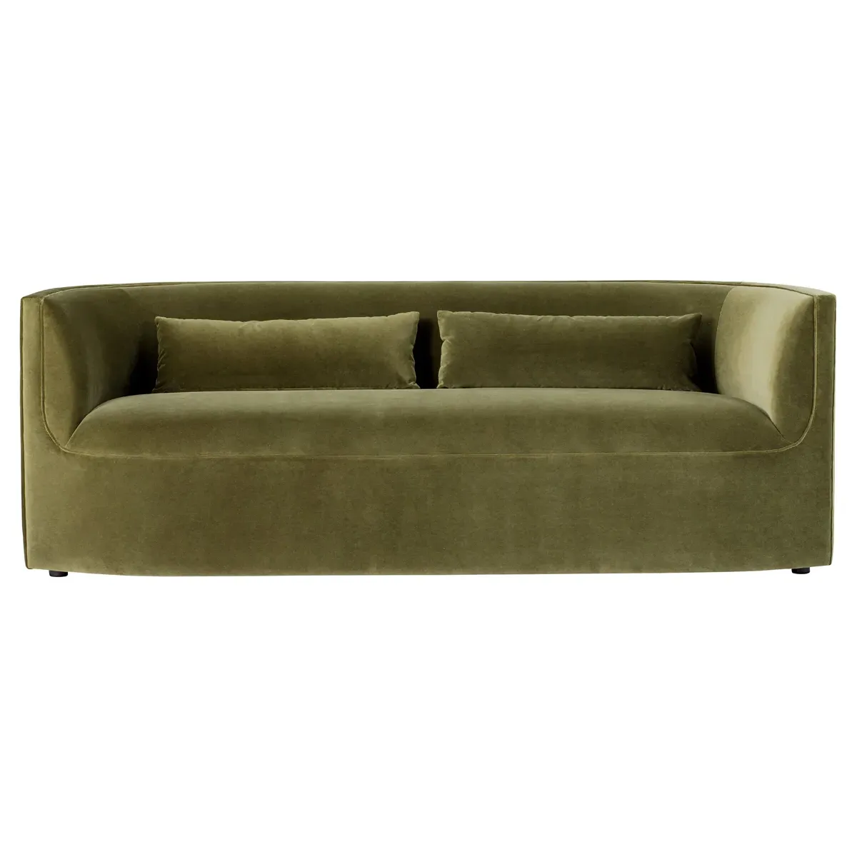 Serenity Sofa - Olive, Performance Velvet image