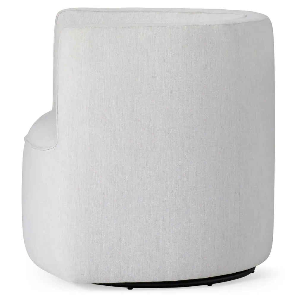 Serenity Swivel Chair - Grey, Boucle