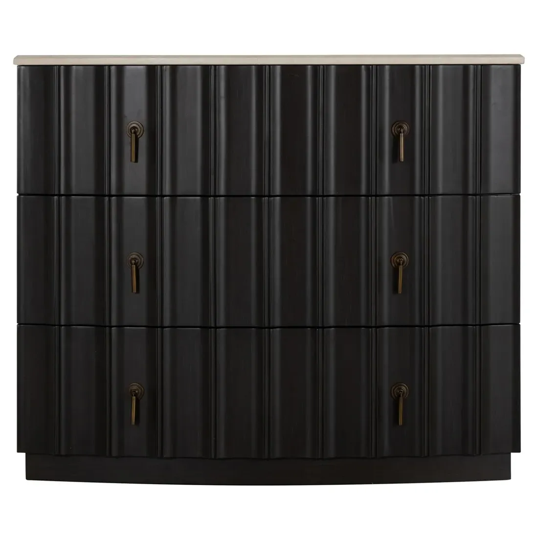 Sergio Fluted Chest - Black Sesame image