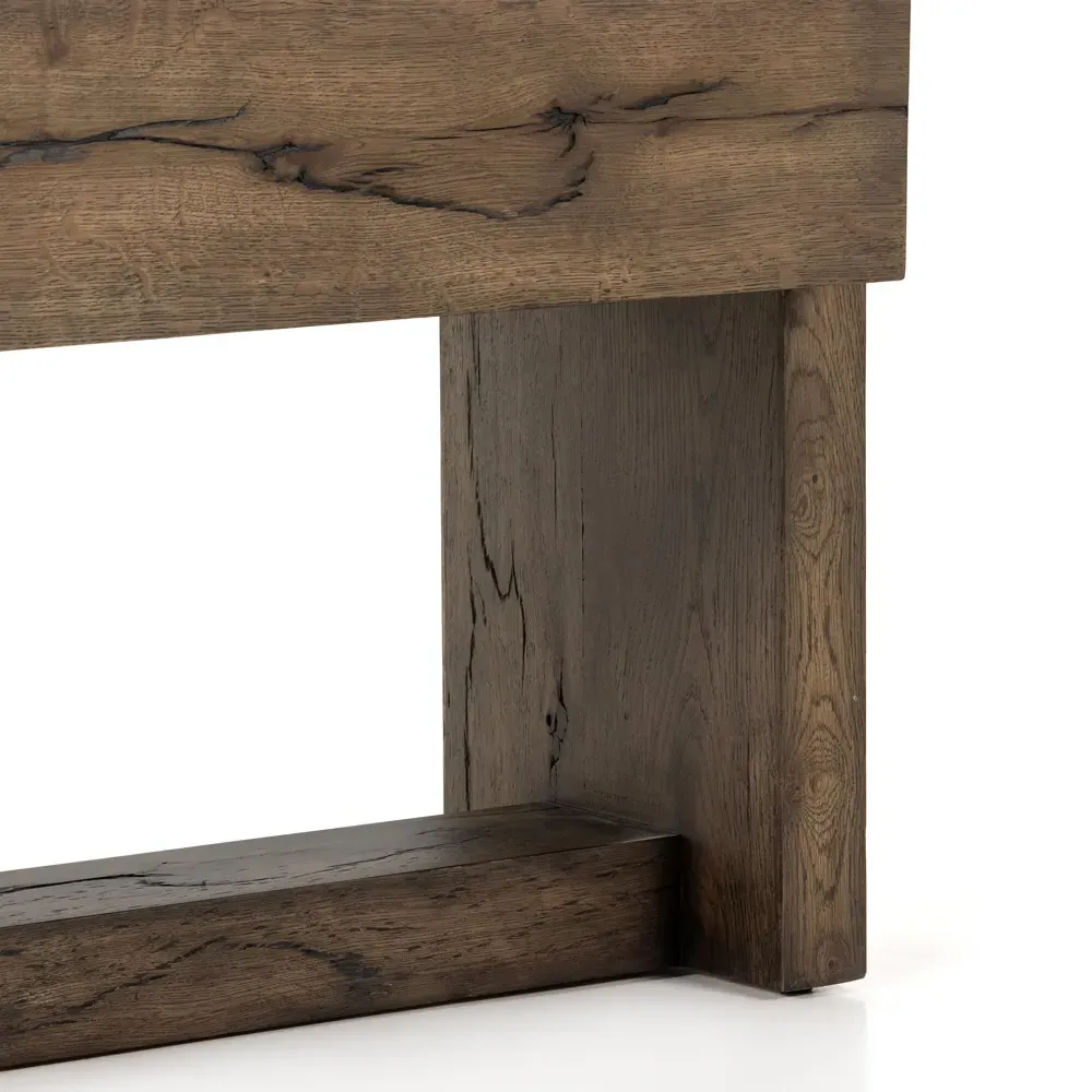 Sergio Rustic Lodge Nightstand - Brown, Oak