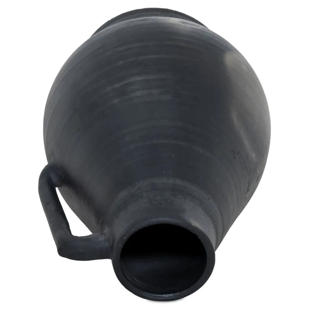 Sesto Terracotta Vessel - Aged Black