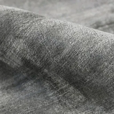 Seth 10'x14' Solid Rug - Light Green, Wool Bamboo Silk