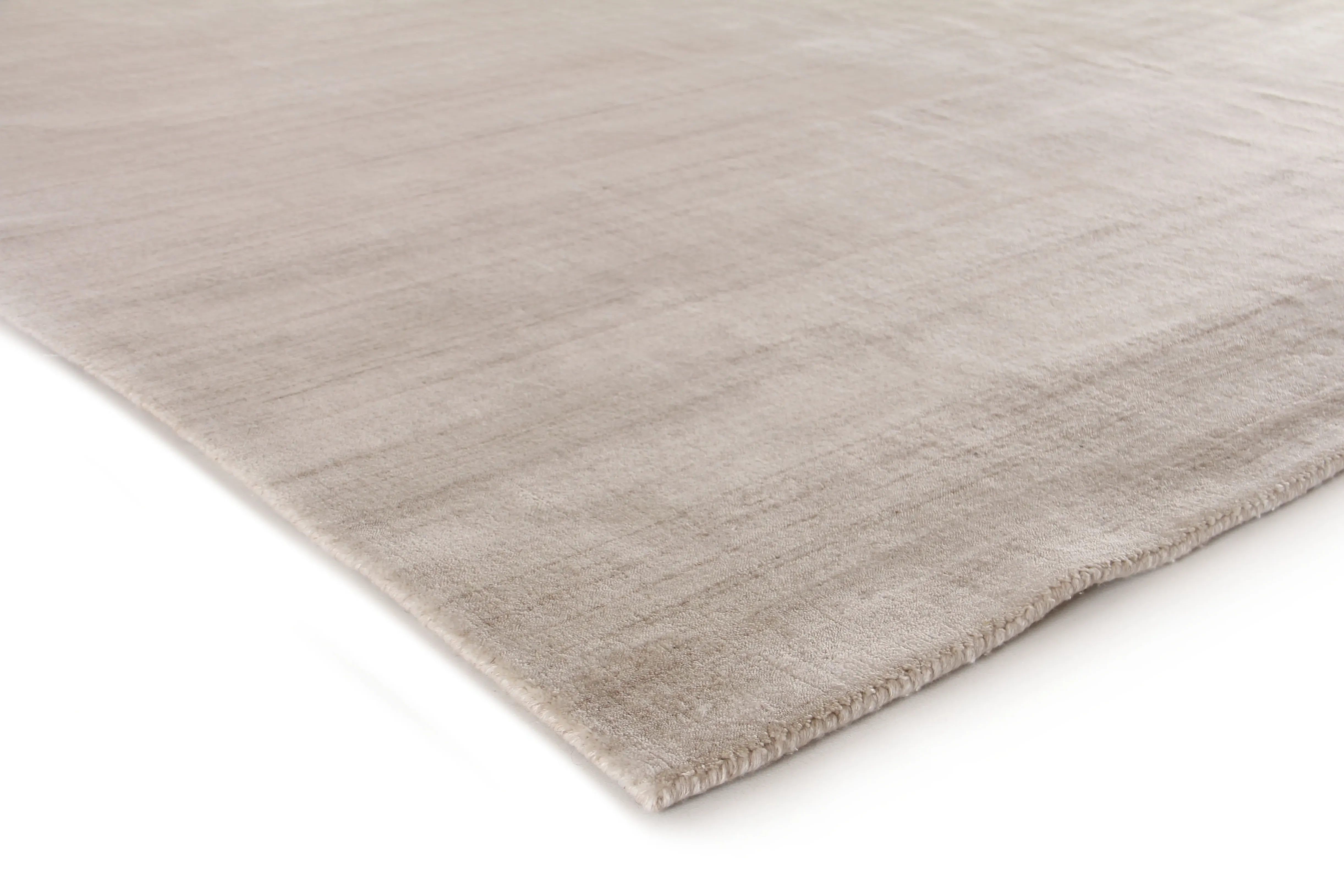 Seth 12'x15' Solid Rug - Dark Tan, Wool Bamboo Silk