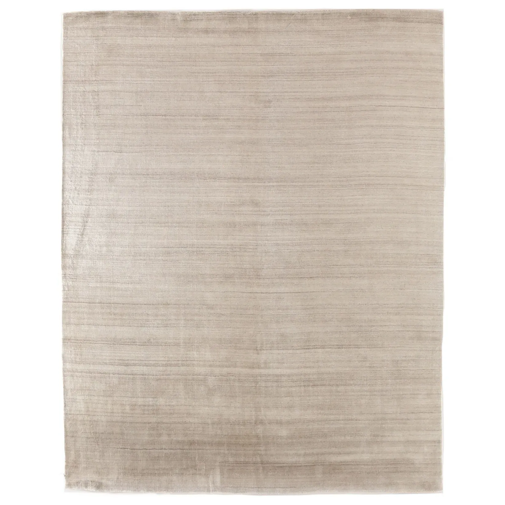 Seth 12'x15' Solid Rug - Dark Tan, Wool Bamboo Silk