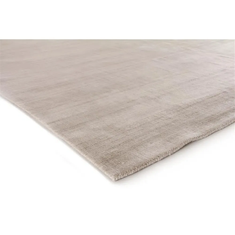 Seth 14'x18' Solid Rug - Dark Tan, Wool Bamboo Silk